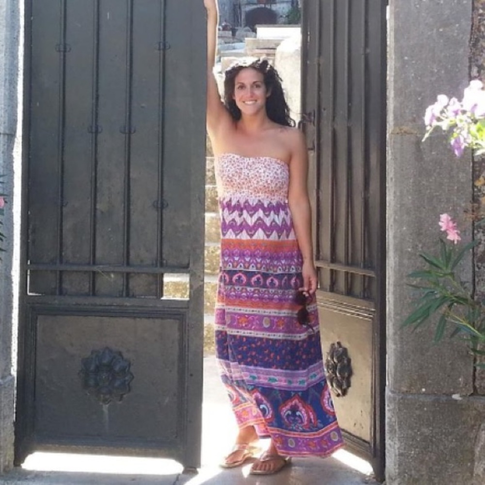 Colorful maxi dress